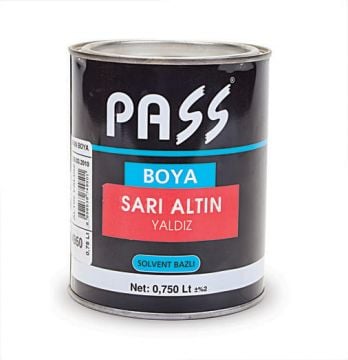 Pass Sarı Altın Yıldız Boya 750 ml  ( 6 Adet )