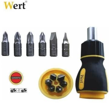WERT 2203 Bits Uçlu Topaç Tornavida Seti