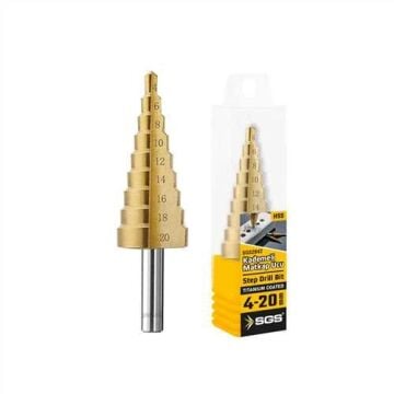 SGS2842 - HSS KADEMELİ MATKAP UCU 4-20 MM