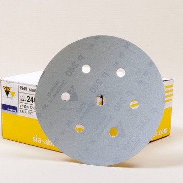 SİA 1949 Hookit 7 Delikli Cırtlı Zımpara 150mm - 100 Adet