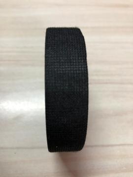 COROPLAST - Tüysüz 19mm x 15 Metre -  Isıya Dayanıklı Yanmaz Tüysüz Bez Bant - SİYAH