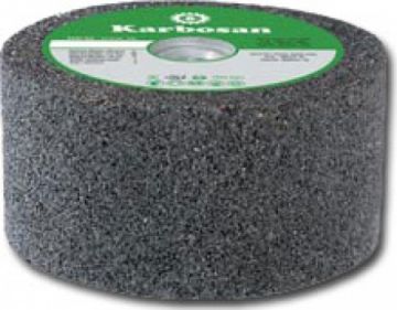 KARBOSAN SC Düz Çanak Taşlama Alüminyum Burçlu 100 x 50 x M14 24 Kum