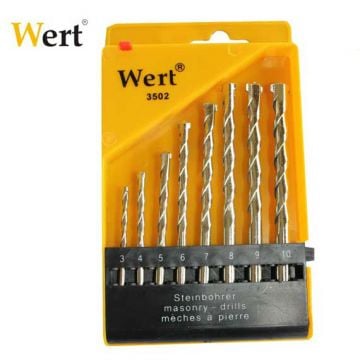 WERT W 3502 Beton Matkap Ucu  Set ( 8 Parça )