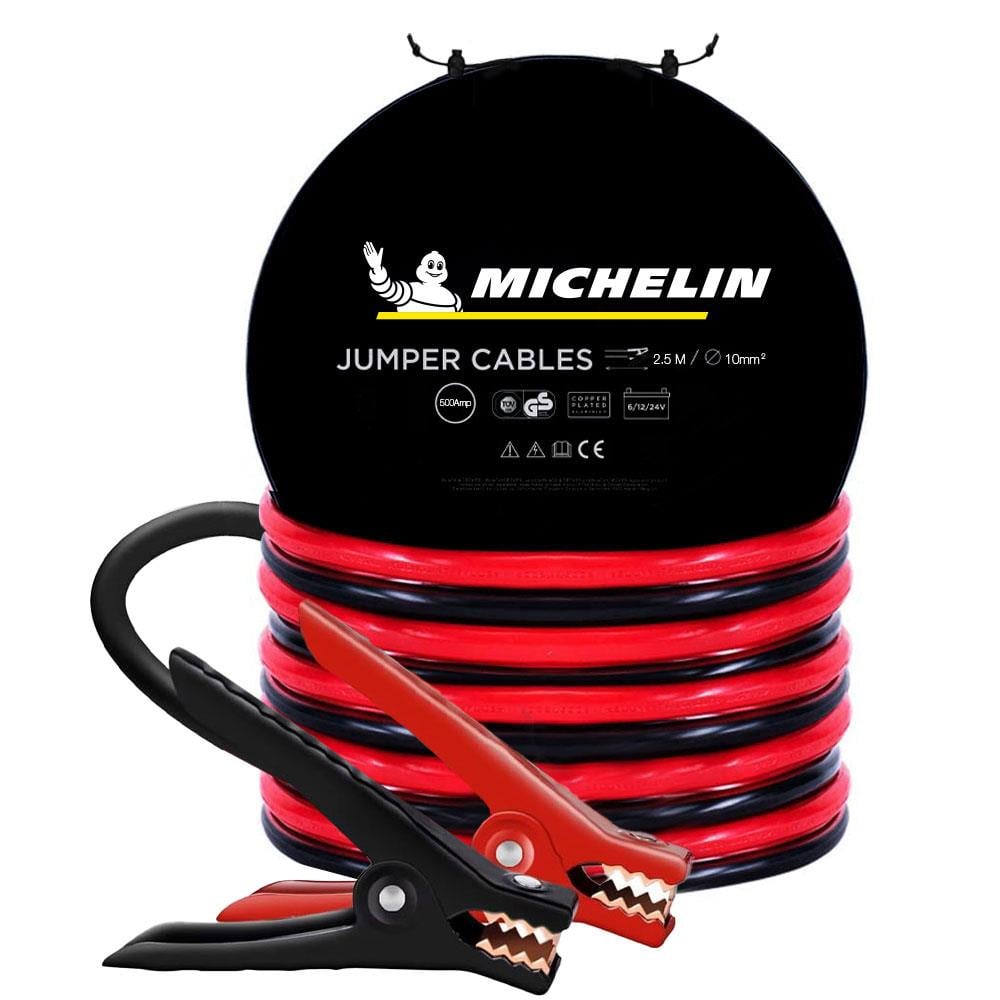 Michelin ML4002 6V/12V/24V 500Amper 2,5Metre 10mm² Akü Takviye Kablosu