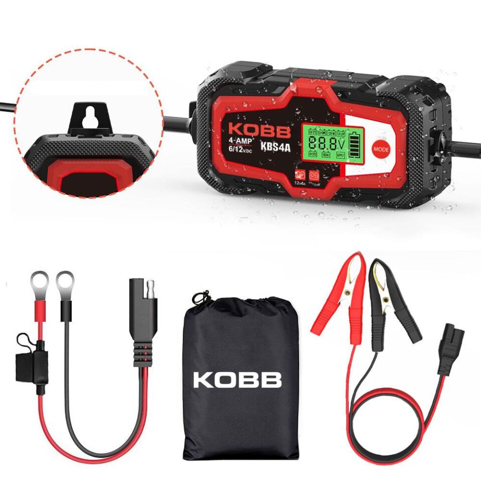 KOBB KBS4A 6/12V 120A Dijital Akü Şarj / Akü Bakım / Desülfatör ve Power Supply