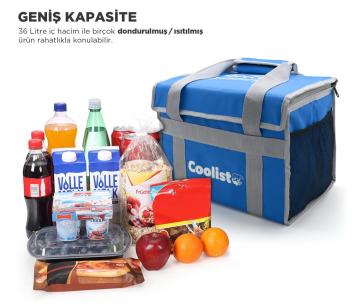 Coolist CL36B 36 Litre Katlanabilir Termos Bez Çanta / Buzluk