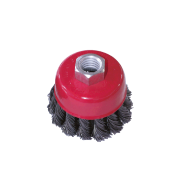 TOWER Vidalı Burma Telli Çanak Tel Fırça 65mm