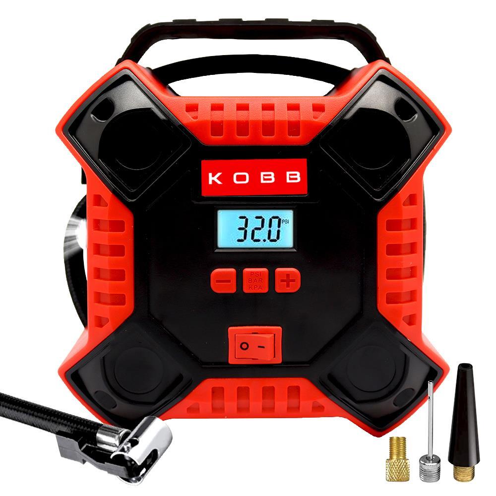 KOBB KB200 12Volt 150 PSI Ayarlanabilir Dijital Basınç Göstergeli Hava Lastik Şişirme Pompası