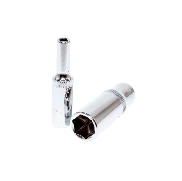 1/4inç 6 Köşe CrV Uzun Lokmalar 7mm