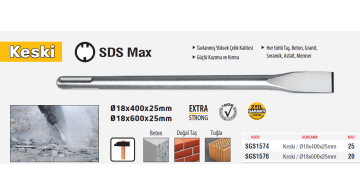 SGS1576 SDS Max Keski 600mm - 20 ADET