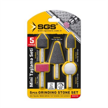 SGS2155 Mini Kalıpçı Gravür Vız Vız Taşlama Uç Seti 5 Parça