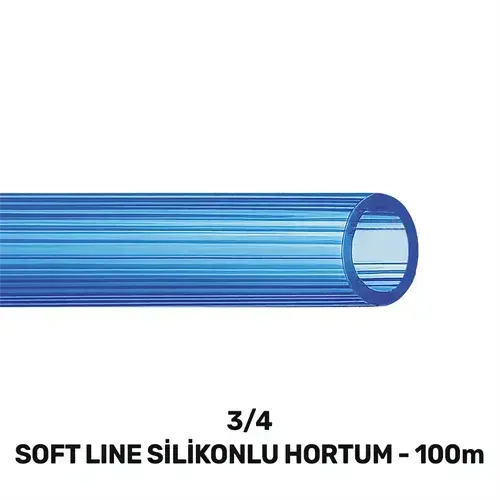 SGS4346 - 3/4 SOFTLINE SİLİKONLU BAHÇE SULAMA HORTUMU 100 METRE