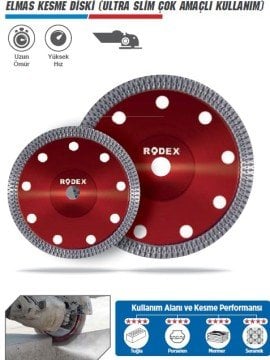 RODEX Elmas Kesme Diski (Ultra Slim Çok Amaçlı Kullanım)