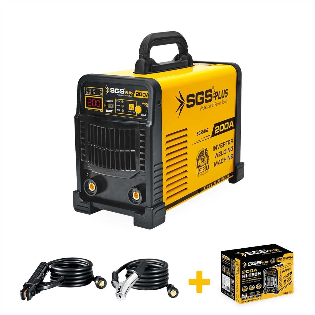 SGS5157 İnvertör Kaynak Makinesi 200 Amper