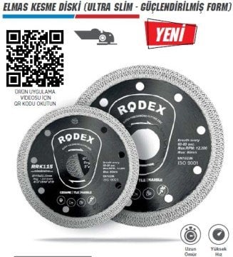 RODEX Elmas Kesme Diski (Ultra Slim Güçlendirilmiş Form)