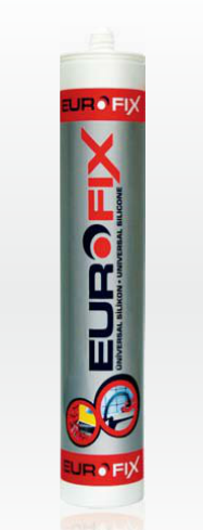 EUROFİX Genel Amaçlı Silikon / 280 Gram / 30 Adet