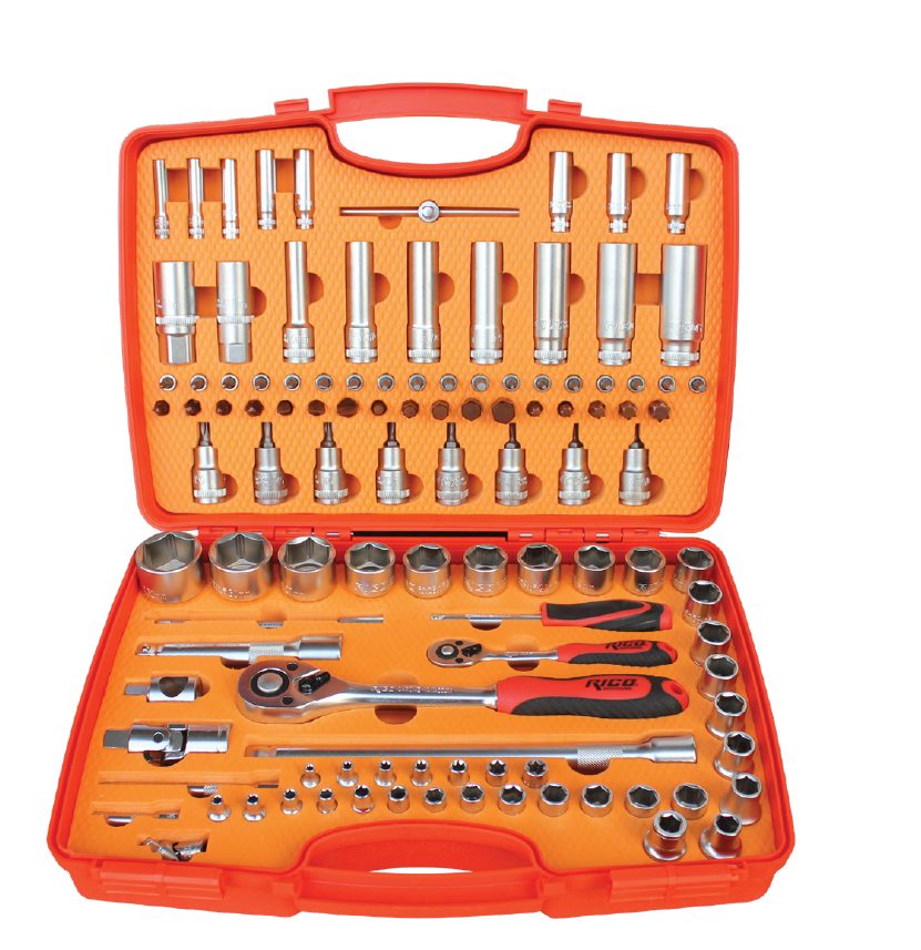 RiCO 1/2 - 1/4 LOKMA TAKIMI 6 KÖŞE 110 Parça (006-RC1011)