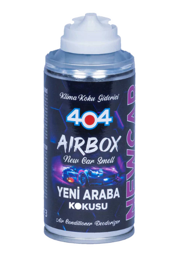 404 Airbox Yeni Araba Araç Klima Kokusu Bombası 150 ML - Klima Koku Giderici Sprey