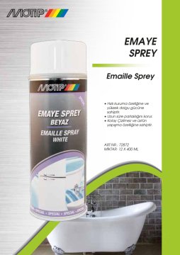 MOTİP Emaye Beyaz Eşya Buzdolabı Boyama 400ML
