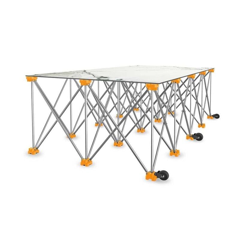 SGS942 - KATLANIR ÇALIŞMA TEZGAHI ALÜMİNYUM 240x120x85cm