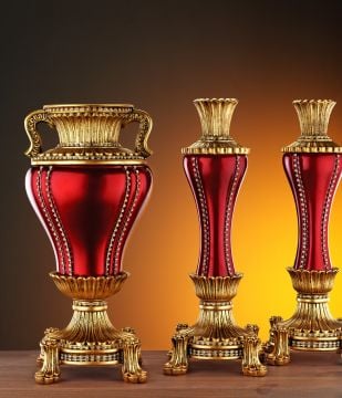 Sultan Serisi Kırmızı Set