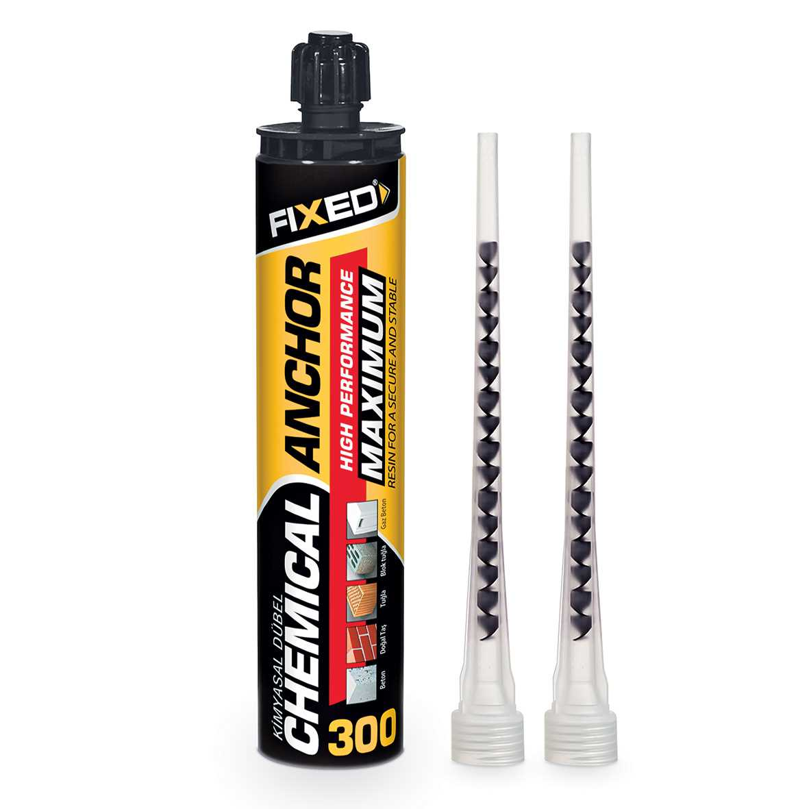 Fixed F1300 Kimyasal Dübel 300 Gram - 20 Adet - Koli Fiyatı