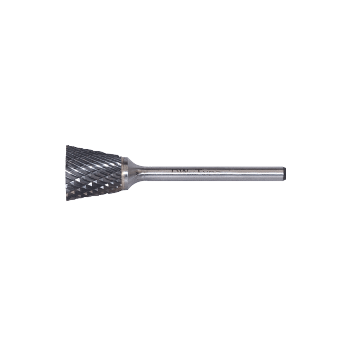 N Tipi Ters Konik - Karbür Kalıpçı Frezeleri 6.3 x 3mm