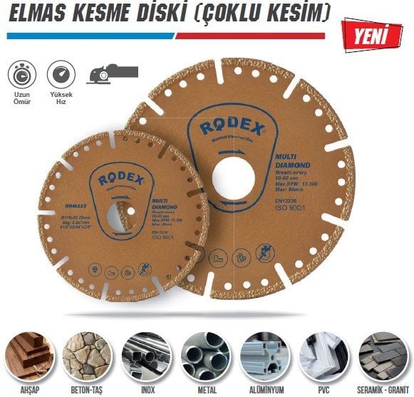 RODEX Elmas Kesme Diski