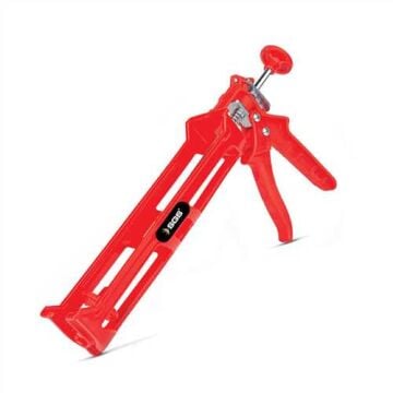 SİLİKON TABANCASI PLASTİK (KIRMIZI)