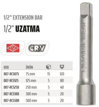 RİCO 1/2 Lokma Uzatma Ara Kol
