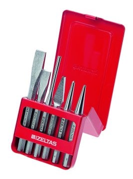 İZELTAŞ Keski Zımba Takımı 6 Parça (5600 00 6106)