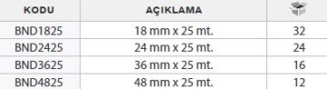 BONDİT Çift Taraflı Havana Köpük Bant ( Endüstriyel Tip)