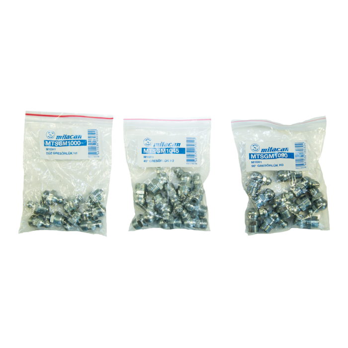 Gresörlükler M10x1 Düz H1 ( 10 adet )