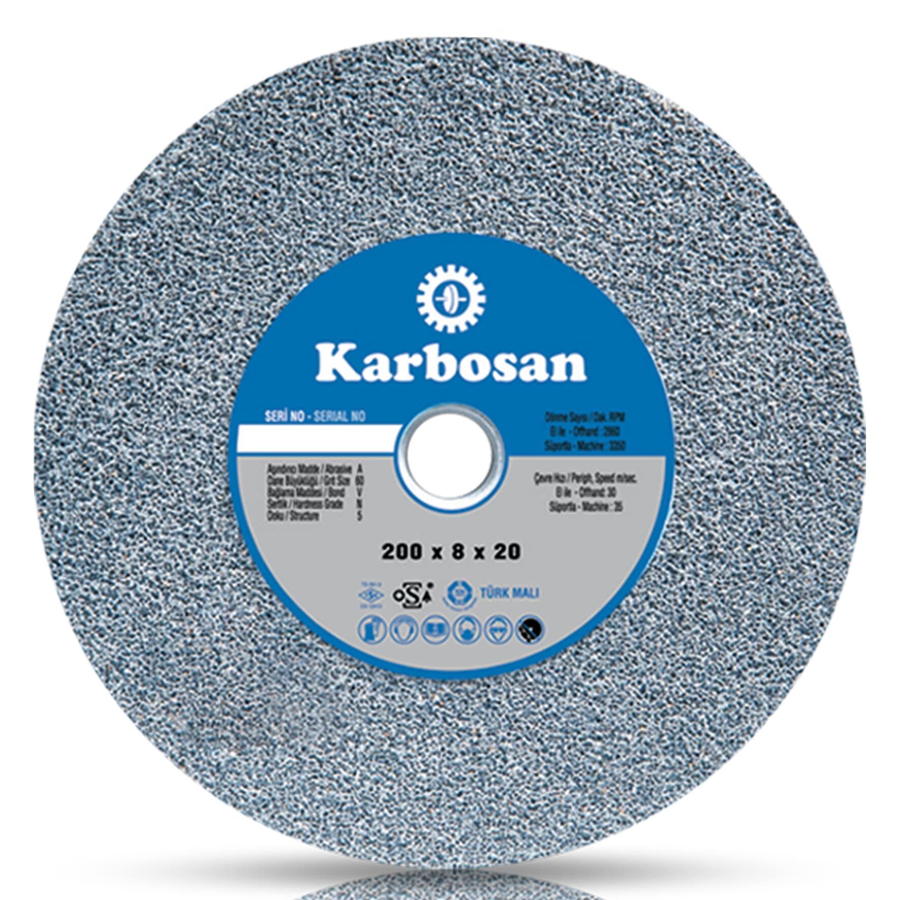 KARBOSAN NK Taşlama Taşı 200 x 25 x 20