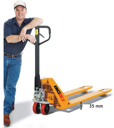 BIGLIFT RM-ACSÜPERLOW Alçak Şase Transpalet 35 mm 1000 kg