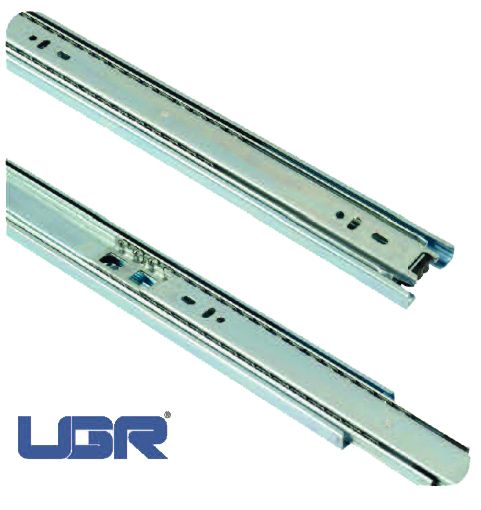 UGR 43 mm Çift Açılımlı Teleskopik Bilyalı Çekmece Rayı 550mm (10 Adet)