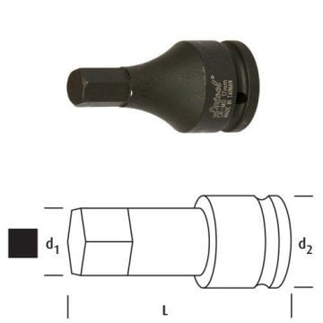 OSAKA Havalı Allen Lokma Ucu 3/4''