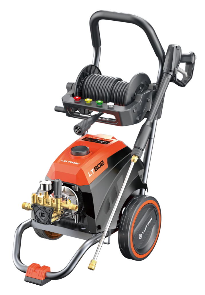 LUTiAN LT802 - 200 Bar 4.5 HP Yüksek Basınçlı Yıkama Makinesi 3300 Watt - Gider Tıkanıklığı Açma Makinesi