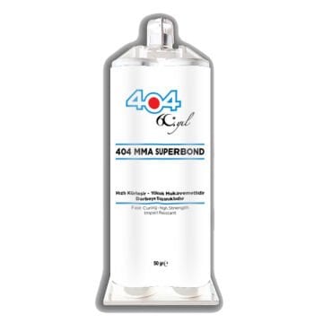 404 MMA Çift Komplenantlı Karışımlı Yapıştırıcı 50 Gram