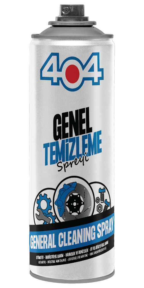 404 Profesyonel Genel Balata Temizleme Spreyi 500 ML - Yeni Formül