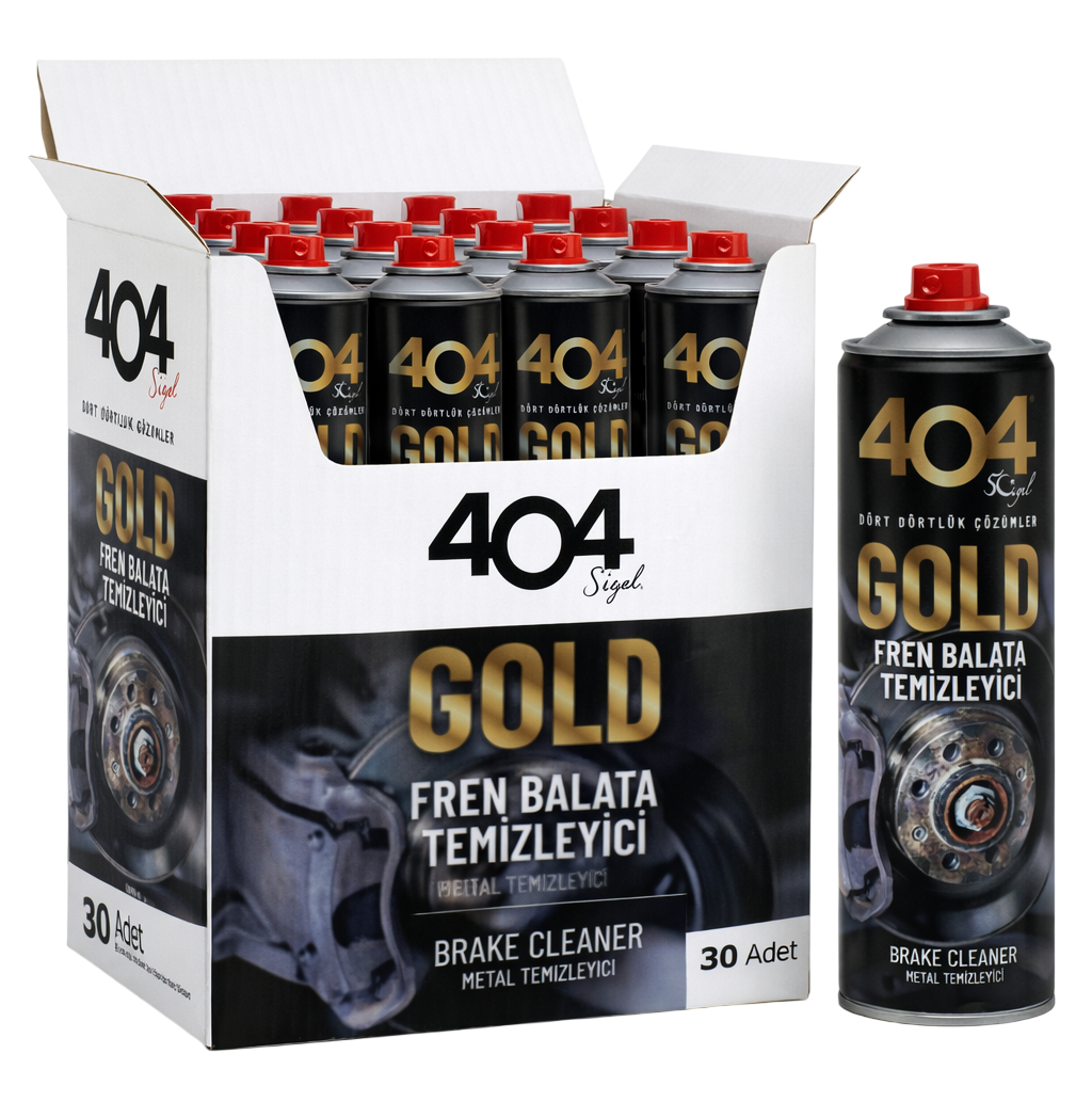404 Gold Fren Balata Temizleyici 500 ML - 30 Adet - Koli Fiyatı