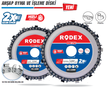 RODEX Ahşap Oyma ve İşleme Diski