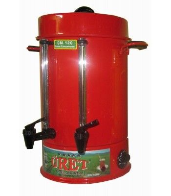 ÜRET Boyalı Çay Makinası 6 Litre (50 Bardak)