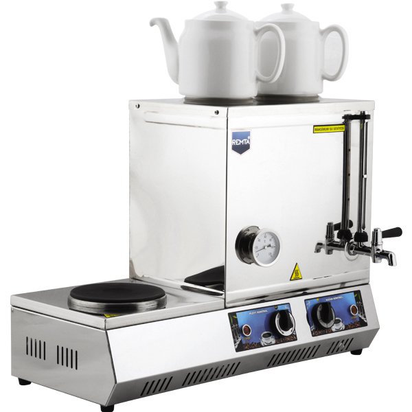 Remta K 34 - 40 Model Çift Demlikli Elektrikli Kahveci Ocağı 28 Litre