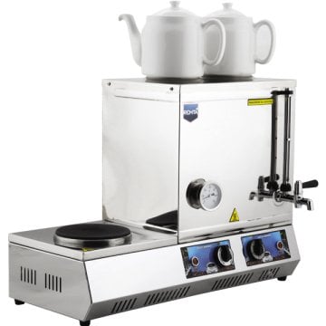 Remta K 34 - 40 Model Çift Demlikli Elektrikli Kahveci Ocağı 28 Litre