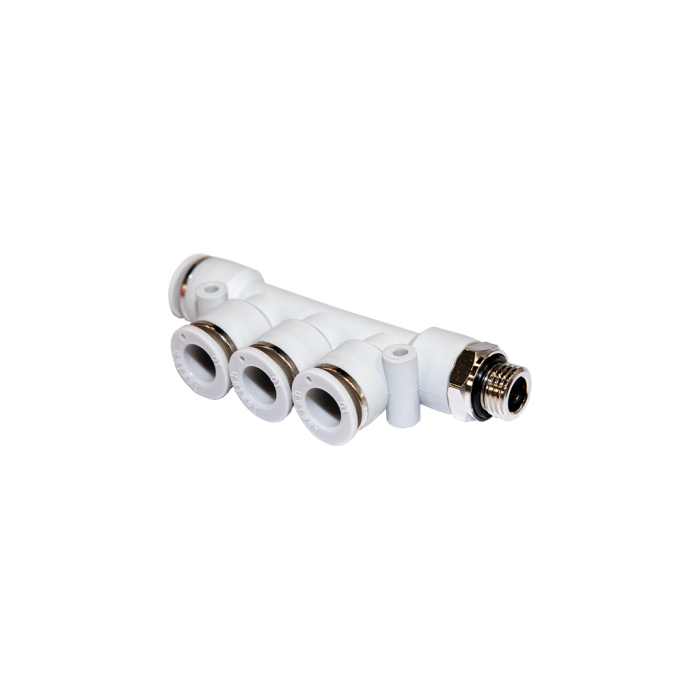 IPKD-G Yandan Dişli Union Dağıtıcı Konnektörler 1/4'' - 6mm