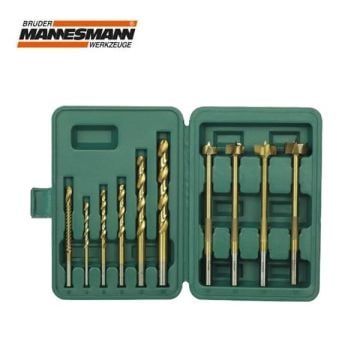 MANNESMANN MAN 54310 Matkap Freze Uç Seti, 10 Parça