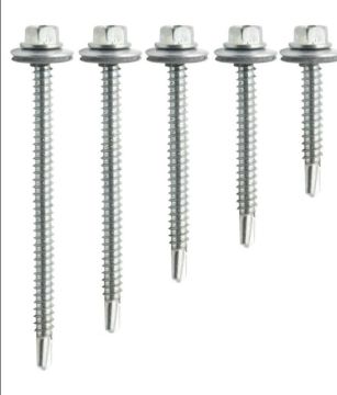 4.8 x 38mm Trapez Sandviç Panel Çatı Vidası 6mm Deler