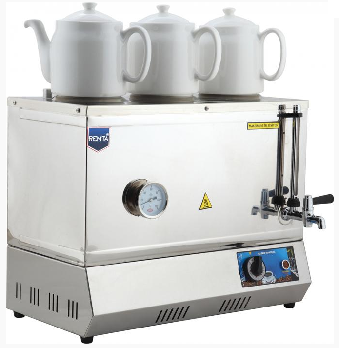 Remta EP 03 - 55 Model Üç Demlikli Pleytsiz Elektrikli Kahveci Ocağı 33 Litre