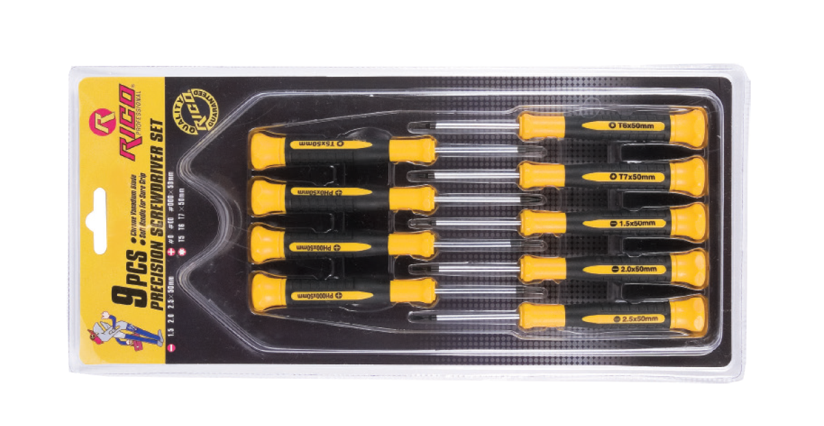 Rico 9 PC Hassas Tornavida Klasik Set (003-RK0033)